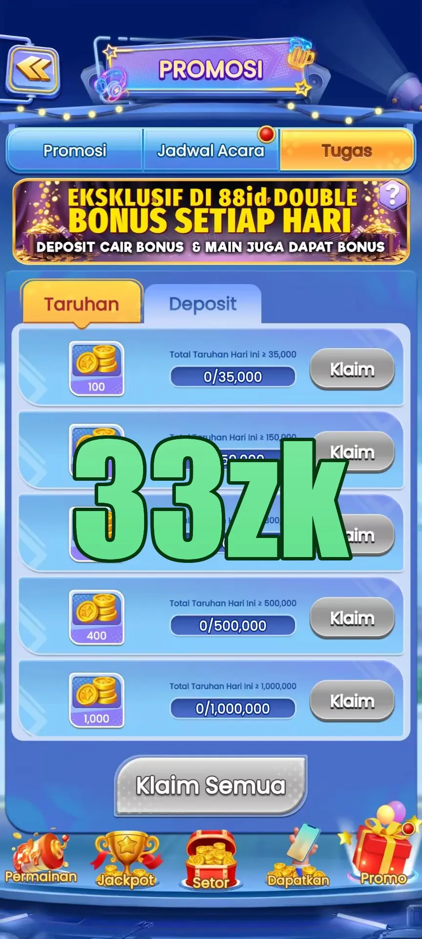 33zk Masuk