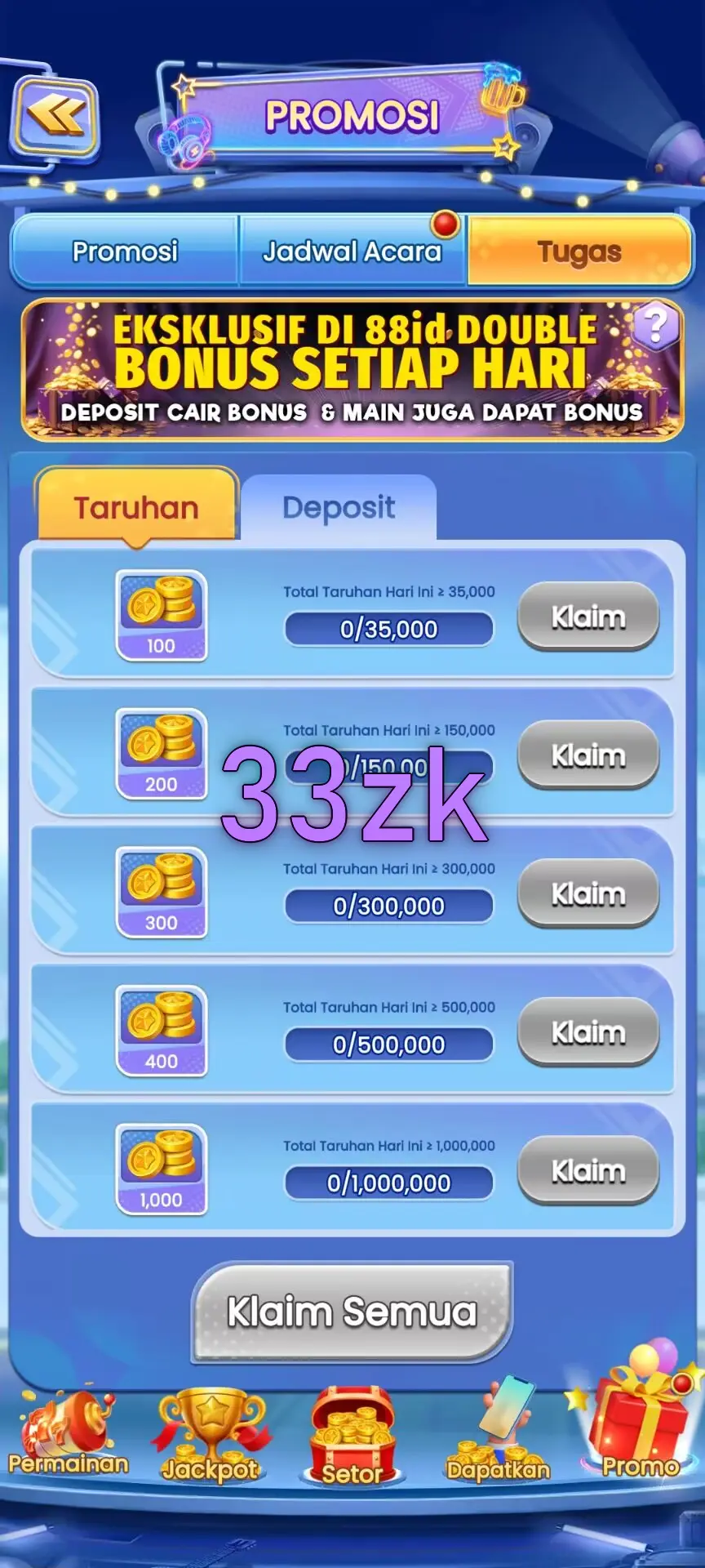 33zk Masuk